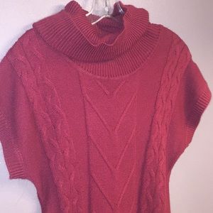 NY & Co burgundy sweater dress (M)